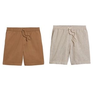 2 Banana Republic Shorts Slim fit, Inseam 9